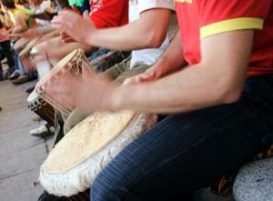 group-drumming