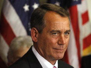 Republican House Speaker John Boehner