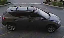 Vehicle used in armed robbery of Bravo Supermarket