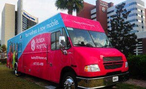 he Healthy 100 Women’s Mobile Health Coach will bring health services into the community to make preventative screenings more available and convenient for all women. (Photo: FH)