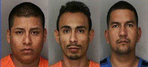 l-r: Arturo Sanchez, Angel Castro and Jose Torres (Photo: PCSO)