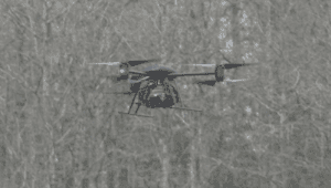 Dragon flyer X6 (drone) airborne at Orange County Sheriff's Office Range, 14500 Wewahootee Road, Orlando. January 18, 2013. (File Photo: M. Cantone/WONO)
