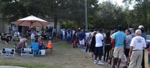 Voters in Orange County, Florida, wait on line for several hours at a polling station on Silver Star Road, November 6, 2012. (File photo: Lance Scurvin/WONO)