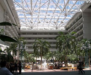 Orlando International Airport - atrium