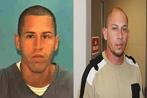 Danny Cruz (l) and Richard Cruz (r) in custody