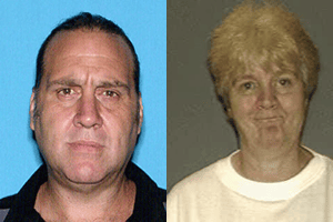Francis Riccio (l) - suspect and Maureen Riccio (r)
