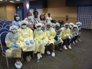 STEM students who participated in Junior Achievement