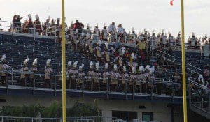 The Marching Pride looked intimidating as they filed into Panther Stadium (Photo: K. Turner/WONO)
