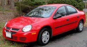 Dodge Neon - Deputies are searching for a 'vehicle of interest' which looks similar to this.