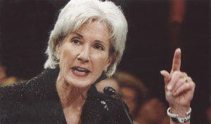 Health and Human Services Secretary Kathleen Sebelius