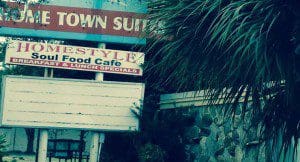 Eatonville Home Town Suites signage, Januarly 31, 2014. (Photo: WONO)