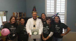 Physician Associates staff and physicians from Conroy/Windermere, Ocoee Internal Medicine and Sand Lake celebrate 30 years of service to Central Florida.
