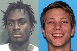 Brixten Dyer - suspect (l) and Alex Mazzan - victim (r)