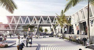 All Aboard Florida - Florida Lauderdale station rendering (Courtesy: SOM)
