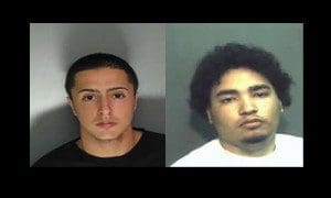 Marc Rivera (l) & Jason T. Checo (r) - suspects in murder of Keven Padillo