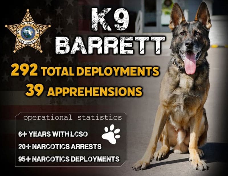 K9 Barrett Lee County